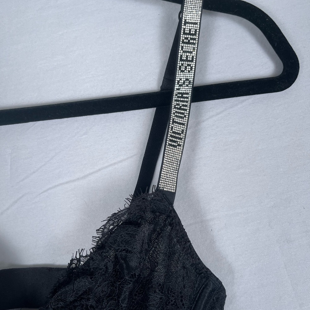 Victoria's Secret Very Sexy Midnight Affair Lace Unlined Teddy Medium Bodysuit - Picture 3 of 12